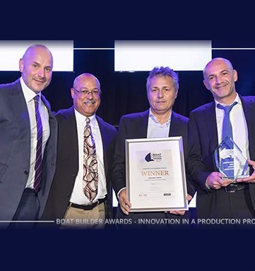 Absolute завоевывает престижную в индустрии судостроения награду “Boat Builder Awards” благодаря технологии ISS.